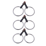 Maxbell Copper Link Eggbutt Snaffle Bit Ring Snaffle Bit for Horse 105mm