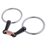 Max Copper Link Eggbutt Snaffle Bit Ring Snaffle Bit for Horse 125mm