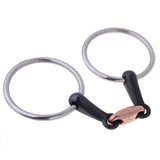 Max Copper Link Eggbutt Snaffle Bit Ring Snaffle Bit for Horse 125mm