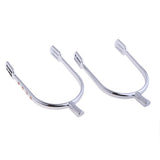 Max 1 Pair Zinc Alloy Horse Spurs Equestrian Horse Riding Spurs Women Silver