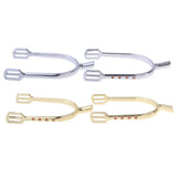 Max 1 Pair Zinc Alloy Horse Spurs Equestrian Horse Riding Spurs Women Silver