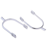 Max 1 Pair Zinc Alloy Horse Spurs Equestrian Horse Riding Spurs Women Silver