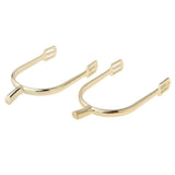 Maxbell 1 Pair Zinc Alloy Horse Spurs Equestrian Horse Riding Spurs Women Gold