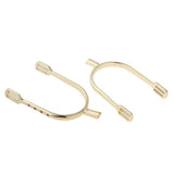 Maxbell 1 Pair Zinc Alloy Horse Spurs Equestrian Horse Riding Spurs Women Gold