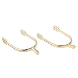 Maxbell 1 Pair Zinc Alloy Horse Spurs Equestrian Horse Riding Spurs Women Gold
