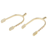 Maxbell 1 Pair Zinc Alloy Horse Spurs Equestrian Horse Riding Spurs Women Gold
