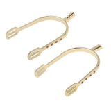Maxbell 1 Pair Zinc Alloy Horse Spurs Equestrian Horse Riding Spurs Women Gold