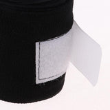 Maxbell 4pcs Soft Fleece Equestrian Leg Wraps Bandage for Horse Riding Racing Black
