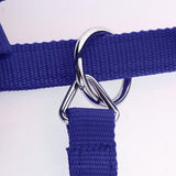 Maxbell Adjustable Nylon Webbing Equestrian Western Horse Halter Horse Riding Wear Blue L