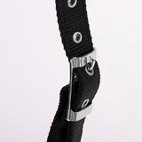 Maxbell Adjustable Nylon Webbing Equestrian Western Horse Halter Horse Riding Wear Black S