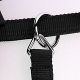 Maxbell Adjustable Nylon Webbing Equestrian Western Horse Halter Horse Riding Wear Black M