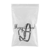 Maxbell Adjustable Nylon Webbing Equestrian Western Horse Halter Horse Riding Wear Black M