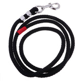 Maxbell 14mm Equestrian Horse Riding Lead Ropes Halters Cotton Weave Rein Black 2.5m