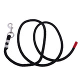 Maxbell 14mm Equestrian Horse Riding Lead Ropes Halters Cotton Weave Rein Black 2.5m