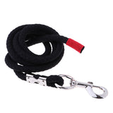 Maxbell 14mm Equestrian Horse Riding Lead Ropes Halters Cotton Weave Rein Black 2.5m