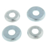 Maxbell Skateboard Truck Rebuild Kit Bushings Washers Pivot Cups  Cylinder and cone Silver