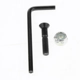 Maxbell 1 Set Skateboard Longboard Hardware with with L wrench Black and Silver