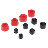 Maxbell 10pcs Skateboard Longboard Truck Bushings Pivot Cups Set Red 85AA