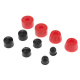 Maxbell 10pcs Skateboard Longboard Truck Bushings Pivot Cups Set Red 85AA