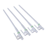 Maxbell 4Pcs Heavy Duty Tent Pegs Tents Marquee Tarpaulin Ground Stakes 30cm