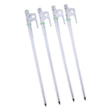 Maxbell 4Pcs Heavy Duty Tent Pegs Tents Marquee Tarpaulin Ground Stakes 30cm