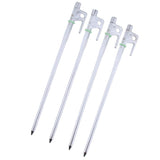 Maxbell 4Pcs Heavy Duty Tent Pegs Tents Marquee Tarpaulin Ground Stakes 30cm