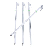 Maxbell 4Pcs Heavy Duty Tent Pegs Tents Marquee Tarpaulin Ground Stakes 40cm