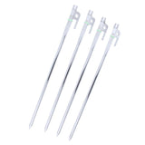 Maxbell 4Pcs Heavy Duty Tent Pegs Tents Marquee Tarpaulin Ground Stakes 40cm