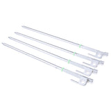 Maxbell 4Pcs Heavy Duty Tent Pegs Tents Marquee Tarpaulin Ground Stakes 40cm