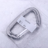 Maxbell 24KN Rock Climbing D-Shaped Non Locking Carabiner Hook Ring Bent Gate