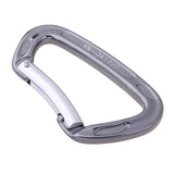 Maxbell 24KN Rock Climbing D-Shaped Non Locking Carabiner Hook Ring Bent Gate