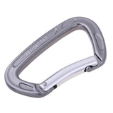 Maxbell 24KN Rock Climbing D-Shaped Non Locking Carabiner Hook Ring Bent Gate