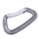 Maxbell 24KN Rock Climbing D-Shaped Non Locking Carabiner Hook Ring Bent Gate
