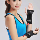 Maxbell 1 Pair Wrist Guard Brace Support Protection Glove for Outdoor Skating M