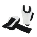 Maxbell 1 Pairs Horse Leg Boots Hind Leg Fetlock Boots Protection Equestrian  White