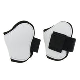 Maxbell 1 Pairs Horse Leg Boots Hind Leg Fetlock Boots Protection Equestrian  White