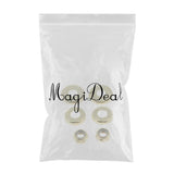 Maxbell 4pcs Replacement Longboard / Skateboard Bushings Washers Cup with Nuts Gold