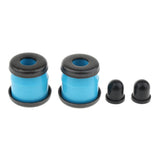 Maxbell Skateboard Rebuild Kit Bushings Washers Pivot Cups for 2 Trucks 3.25in Blue