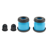 Maxbell Skateboard Rebuild Kit Bushings Washers Pivot Cups for 2 Trucks 3.25in Blue