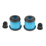 Maxbell Skateboard Rebuild Kit Bushings Washers Pivot Cups for 2 Trucks 3.25in Blue