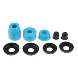 Maxbell Skateboard Rebuild Kit Bushings Washers Pivot Cups for 2 Trucks 3.25in Blue