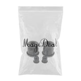 Maxbell Skateboard Rebuild Kit Bushings Washers Pivot Cups for 2 Trucks 3.25in Black