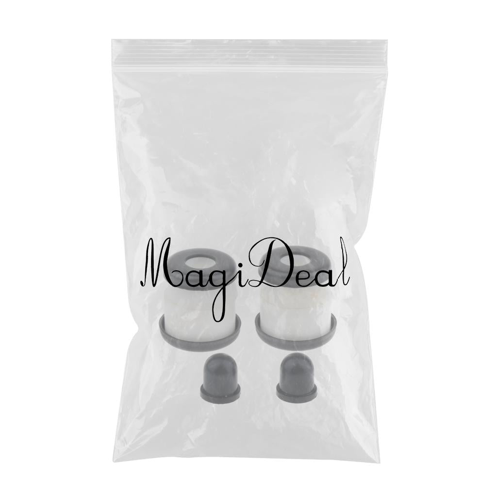 Maxbell Skateboard Rebuild Kit Bushings Washers Pivot Cups for 2 Trucks 3.25in White