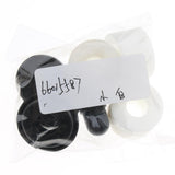 Maxbell Skateboard Rebuild Kit Bushings Washers Pivot Cups for 2 Trucks 3.25in White