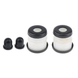 Maxbell Skateboard Rebuild Kit Bushings Washers Pivot Cups for 2 Trucks 3.25in White