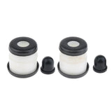 Maxbell Skateboard Rebuild Kit Bushings Washers Pivot Cups for 2 Trucks 3.25in White