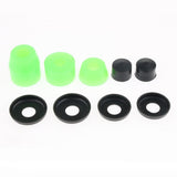 Maxbell Skateboard Rebuild Kit Bushings Washers Pivot Cups for 2 Trucks 5in Green