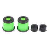Maxbell Skateboard Rebuild Kit Bushings Washers Pivot Cups for 2 Trucks 5in Green