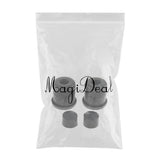 Maxbell Skateboard Rebuild Kit Bushings Washers Pivot Cups for 2 Trucks 7in Black