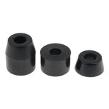 Maxbell Skateboard Rebuild Kit Bushings Washers Pivot Cups for 2 Trucks 7in Black